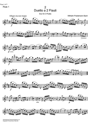 Duetto No. 2 - Flute 1