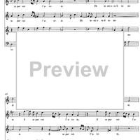 Ben mio, quando da voi feci partita