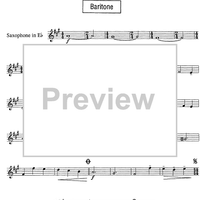 Ballade - E-flat Baritone Saxophone