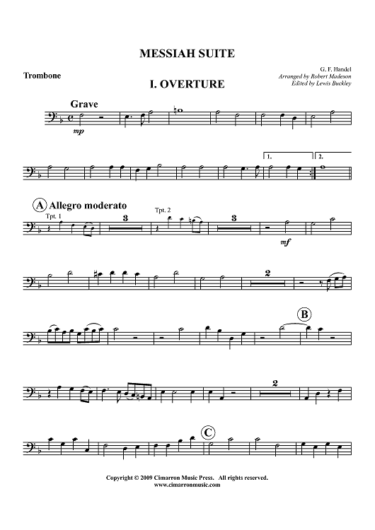 Messiah Suite - Trombone