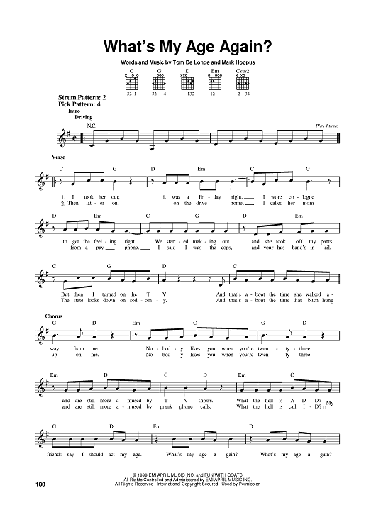 What's My Age Again?