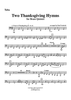 Two Thanksgiving Hymns - Tuba