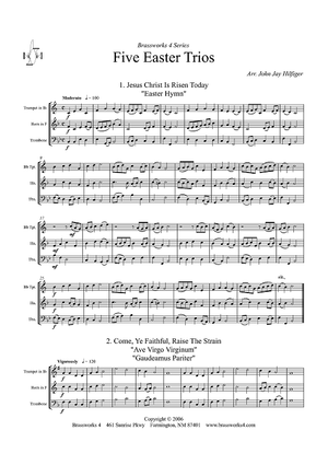 Five Easter Trios - Score
