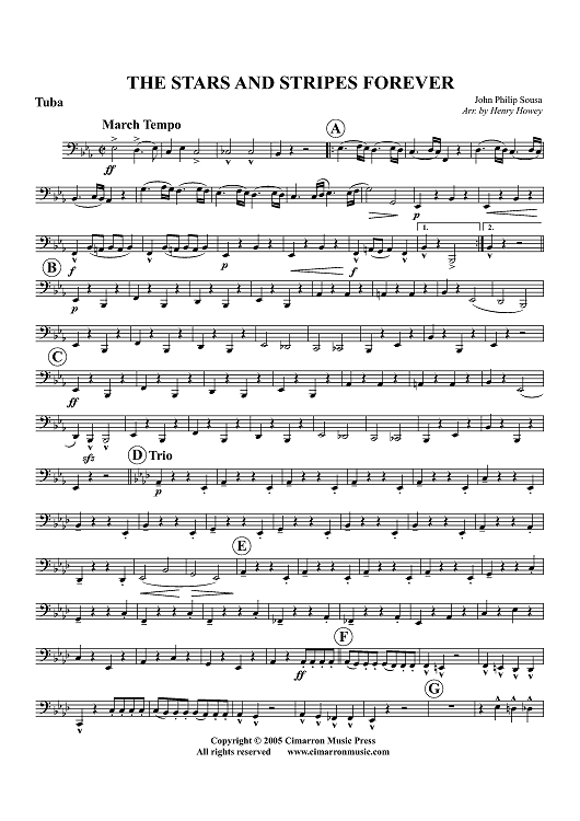 The Stars and Stripes Forever - Tuba