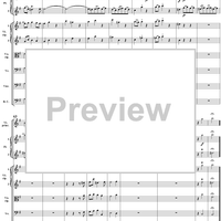 Brandenburg Concerto No. 4: Andante - Score