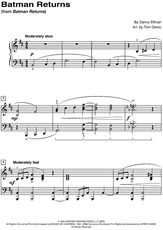 Batman Returns (from "Batman Returns")