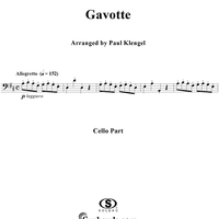Gavotte - Cello
