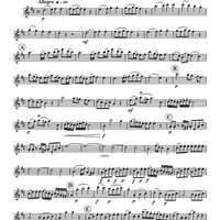 Allegro from Quartet No. 4 in C, K. 157 - Clarinet 1 in B-flat