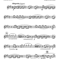 Minuet No. 2 - Clarinet 1 in Bb