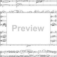 String Quartet No. 19, Movement 1 - Score