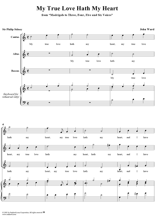 My True Love Hath My Heart