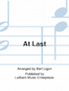 At Last - Five Popular Love Songs - Violin 1