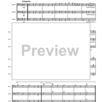 Im Wald und auf der Heide - Score