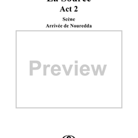 La Source, Act 2, No. 17: Scène, Arrivée de Nouredda