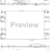 Oboe Sonata, Op. 166 - Piano Score
