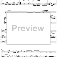 Violin Sonata No. 12 in G Major, K27 - Piano Score