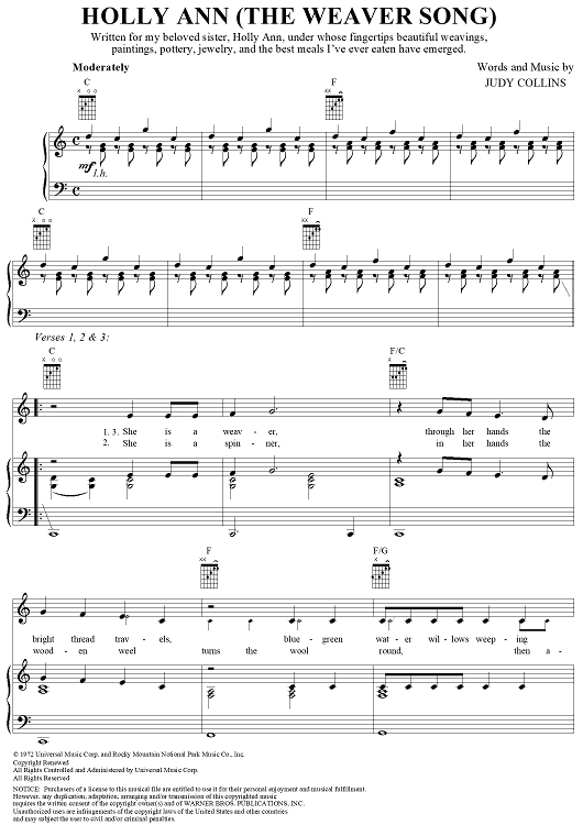 Holly Ann (The Weaver Song)