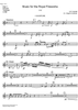 Music for the Royal Fireworks HWV 351 - Piccolo Trumpet in B-flat