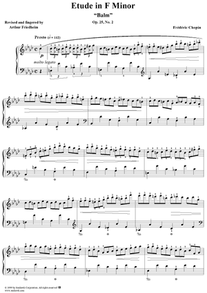 しらたま Etude collection 2 + Etude25 Etude Op. 25, No. 2 in F Minor