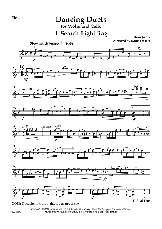 Dancing Duets for Violin and Cello - Violin