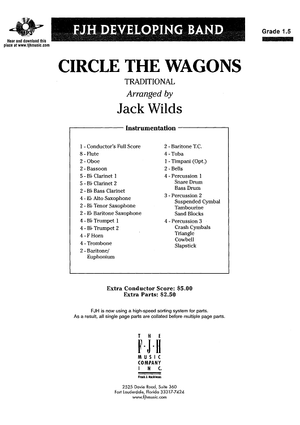 Circle The Wagons - Score Cover