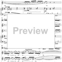 "Gottes Wort", Duet, No. 3 from Cantata No. 167: "Ihr Menschen, rühmet Gottes Liebe" - Piano Score