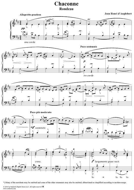Chaconne (Rondeau)
