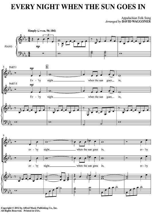 Every Night When the Sun Goes In