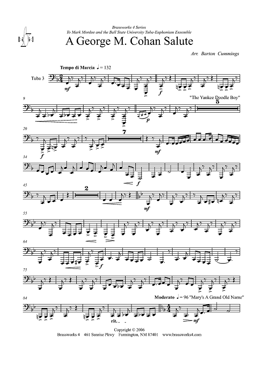 A George M. Cohan Salute - Tuba 3