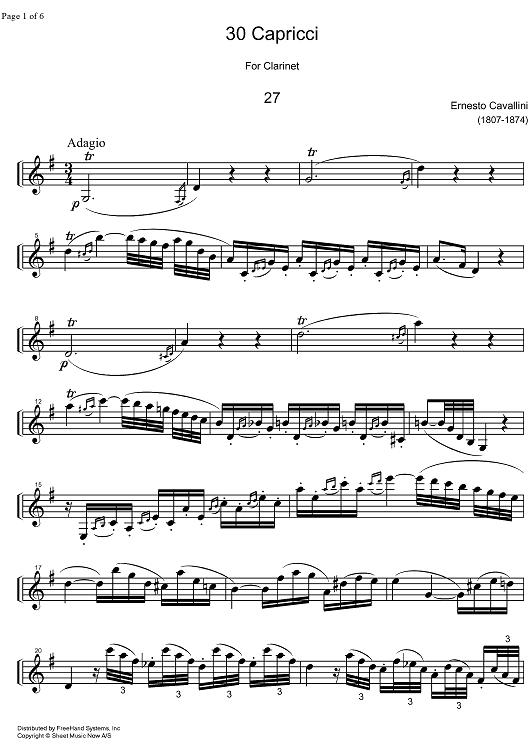 Capriccio No.27 G Major