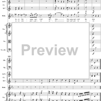 La Finta Giardiniera, Act 3, No. 26 "Wenn du mich auch verlässest" (Aria) - Full Score