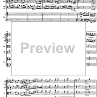 Konzert im alten Stil Op.100 - Score