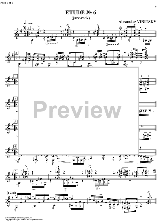 Etude No. 6
