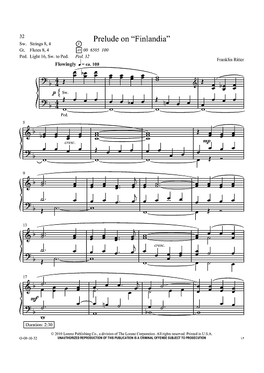 Prelude on “Finlandia”