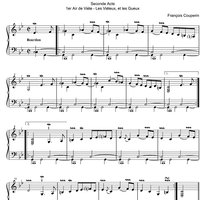 Pièces de clavecin 11th ordre, Les Fastes de la grande, Seconde Acte