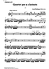 Clarinet quartet - E-flat Clarinet