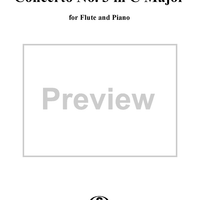 Concerto No. 3 in C Major - Piano Score