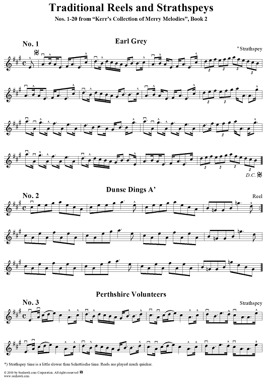 Nos. 1-20: Reels and Strathspeys