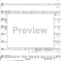 Samson, Act 2, No. 38: "Fix'd in his everlasting seat, Jehovah" - Score