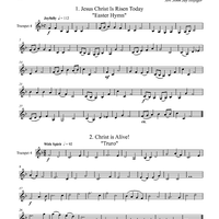 Four Easter Quartets - Trumpet 4