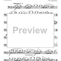 Air from "Water Music Suite No. 1" - Trombone 1