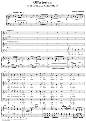 Offertorium - No. 4 from "Requiem No. 1 in C minor"