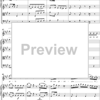 A chi serena io giro (Aria), No. 8 from "Il Sogno di Scipione" - Full Score