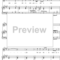 Alma mia fra gelo e foco - Score