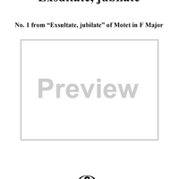 Exsultate, jubilate - No. 1 from "Exsultate, jubilate" Motet in F major - K158a (K165)