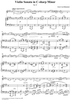 Violin Sonata, Op. 21 - Piano Score