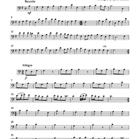 Water Music Selections for Trombone Quartet - Trombone 2