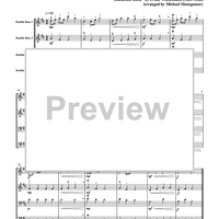 Twenty Folk Tunes for Bass Quartet (or Trio) - Score