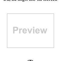 Du, du liegst mir in Herzen - Piano