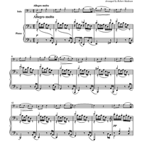 Allegro - from "Sonata in F Major" - Piano Score